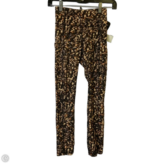 Athletic Pants By Lululemon In Animal Print, Size: Xs