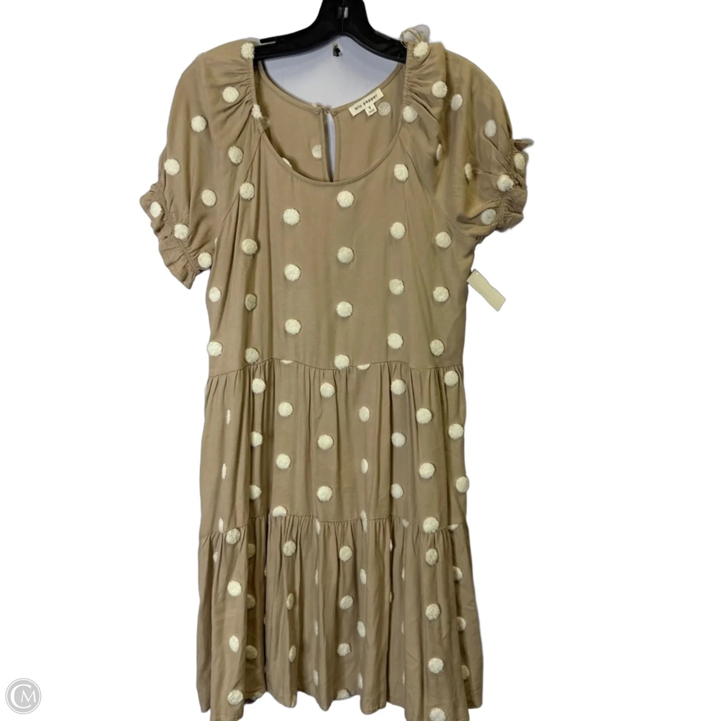 Dress Casual Short By Blu Pepper In Brown, Size: S