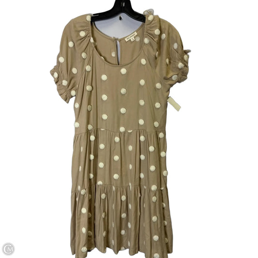 Dress Casual Short By Blu Pepper In Brown, Size: S