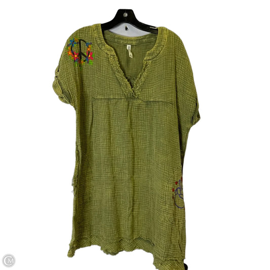 Dress Casual Short By Zenana In Green, Size: L