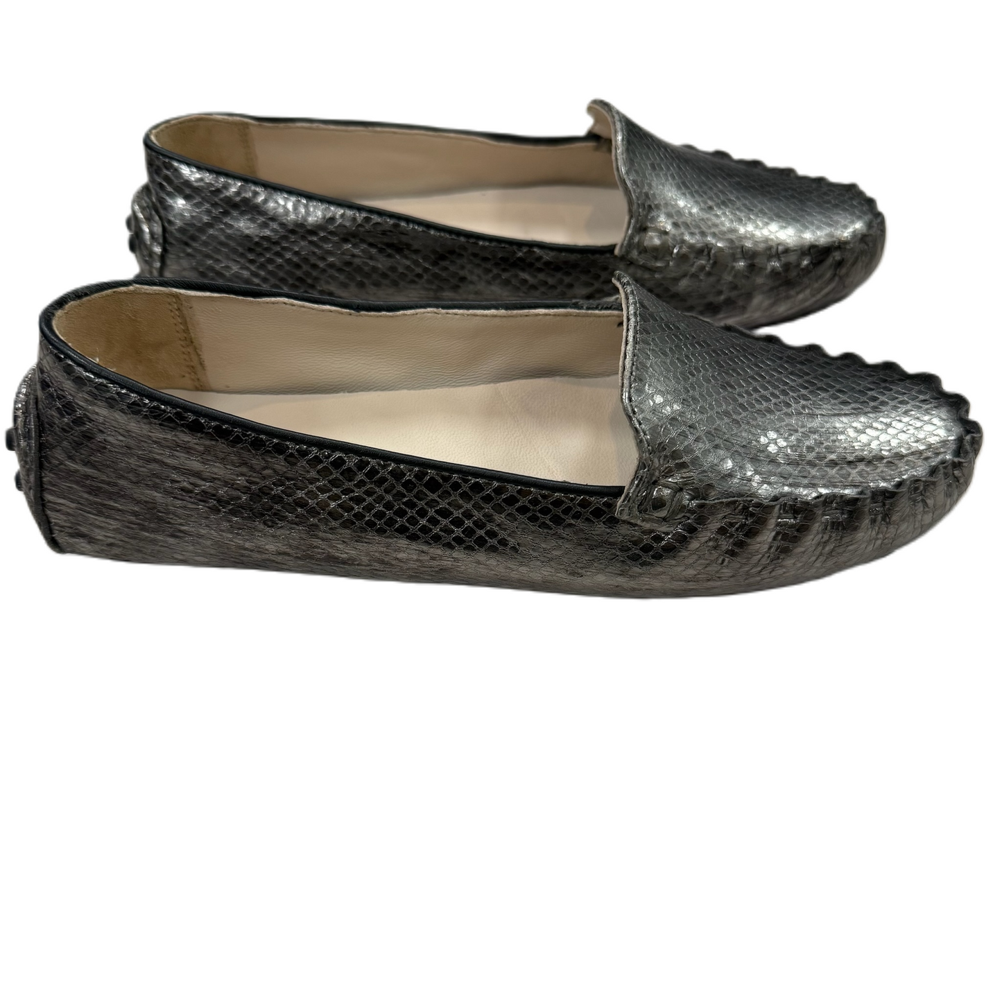 Shoes Flats By Cole-haan In Silver, Size: 5.5