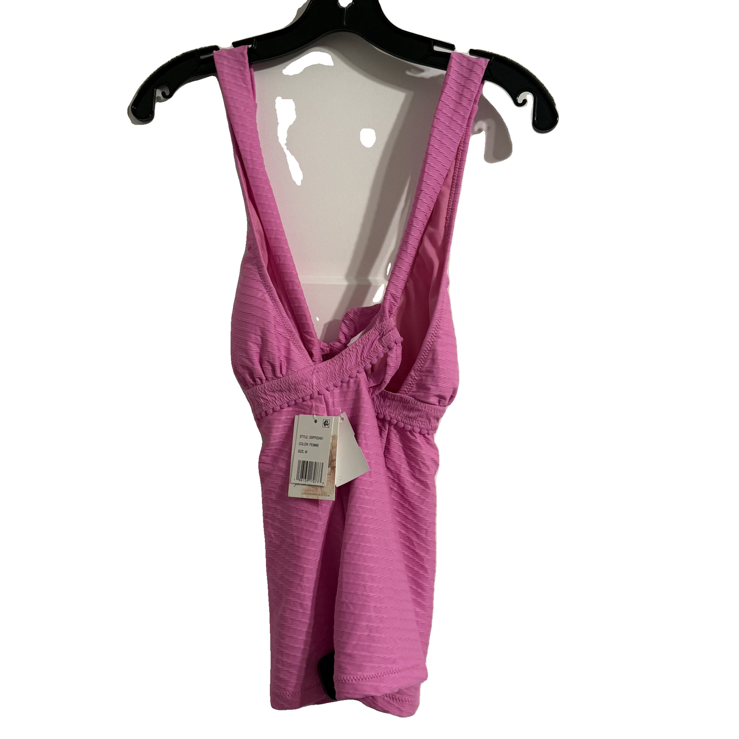 Swimsuit Top By Jessica Simpson In Pink, Size: M