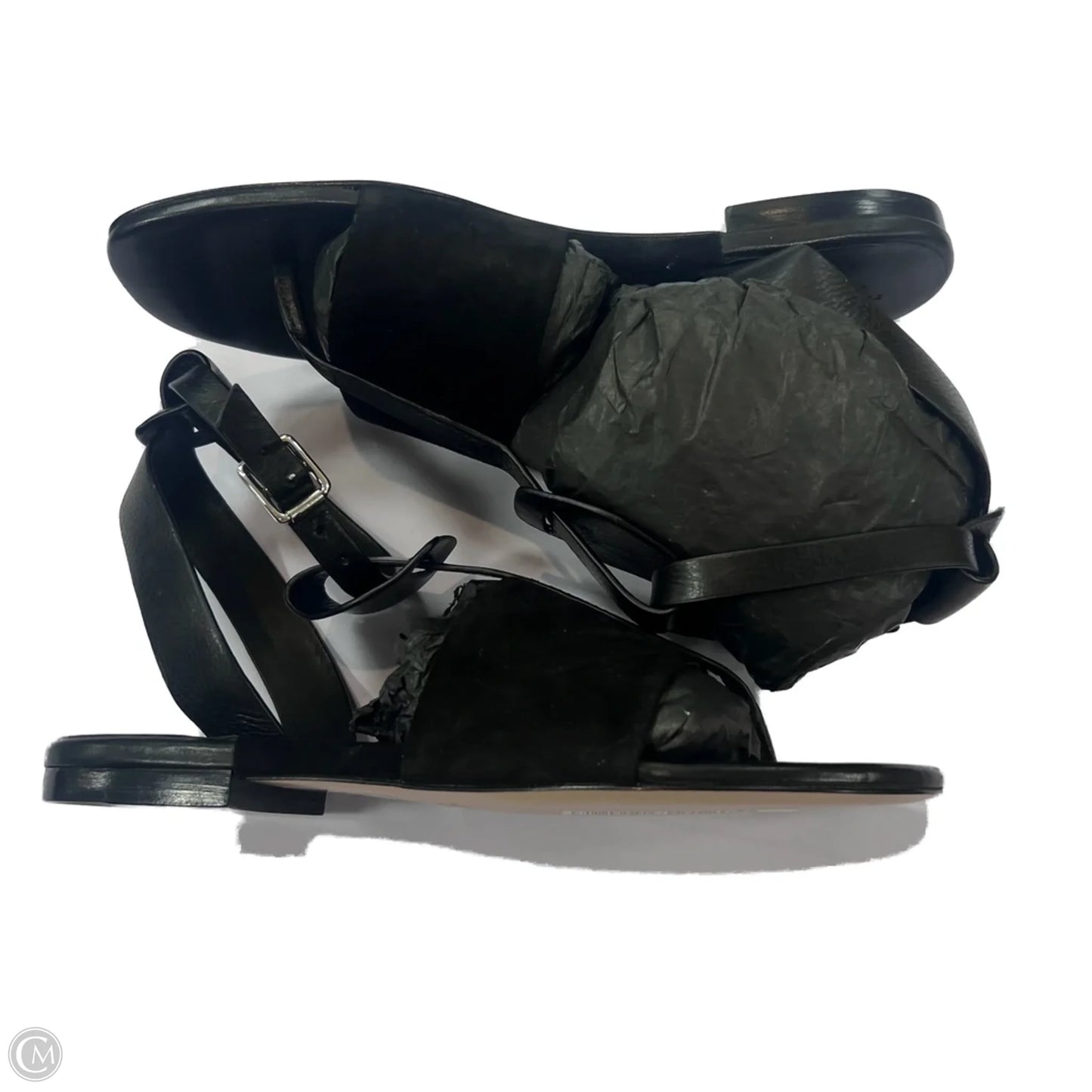 Sandals Flats By Rag And Bone In Black, Size: 6.5