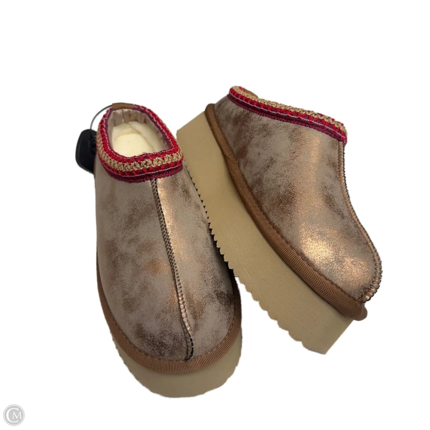 Shoes Heels Platform By Clothes Mentor In Brown, Size: 7