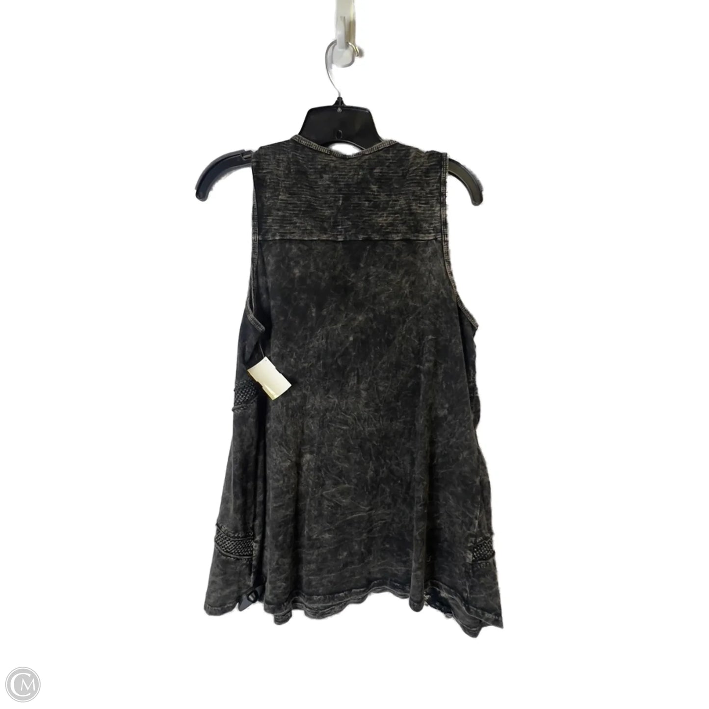Top Sleeveless By Clothes Mentor In Black, Size: M