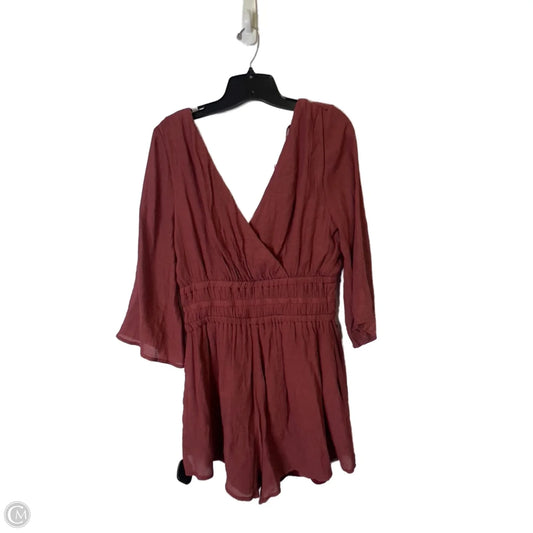 Romper By Clothes Mentor In Red, Size: M