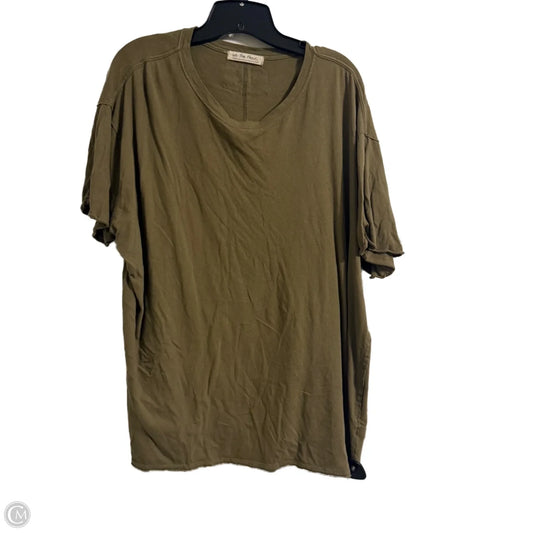 Top Short Sleeve Basic By Free People In Green, Size: L