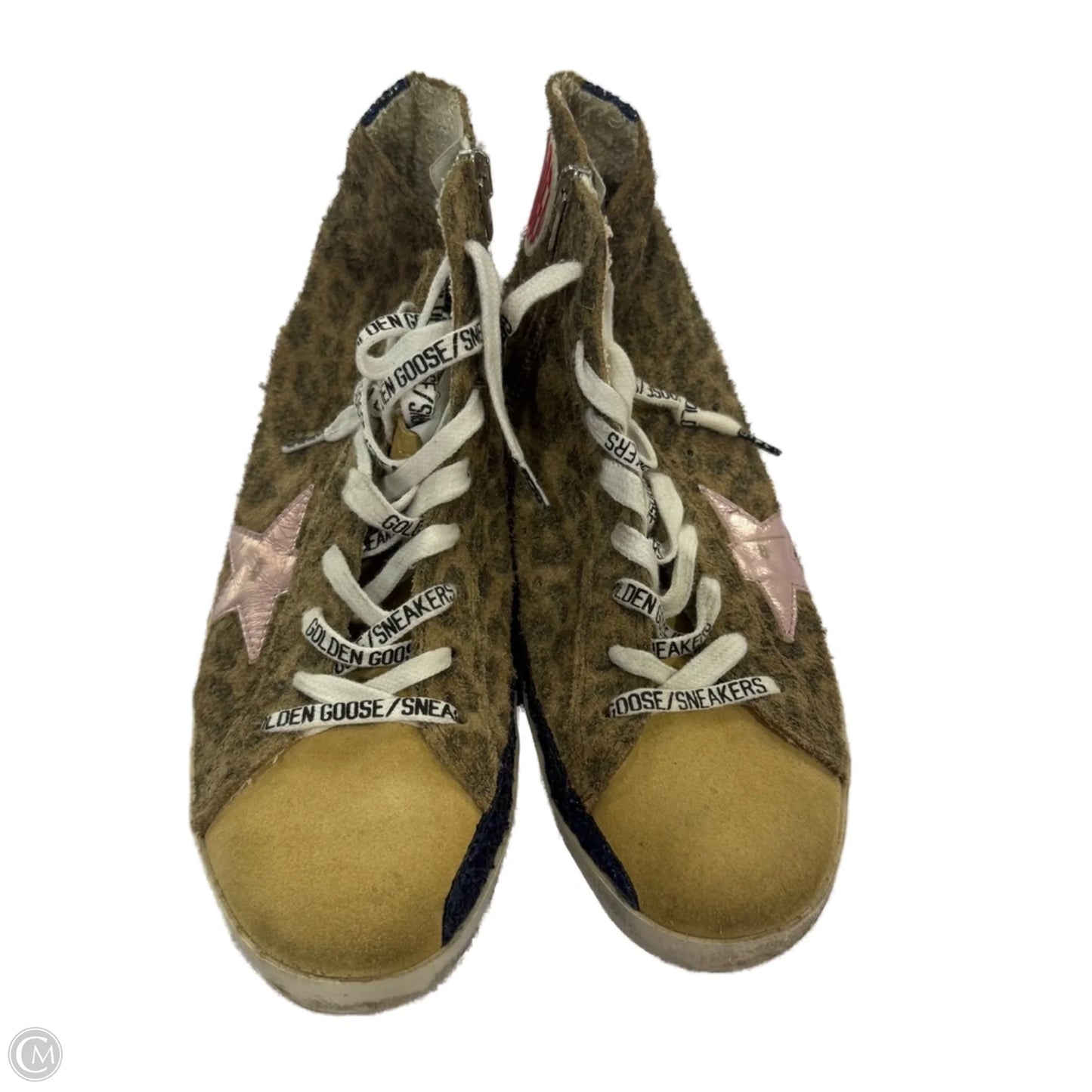 Shoes Luxury Designer By Golden Goose In Brown, Size: 8