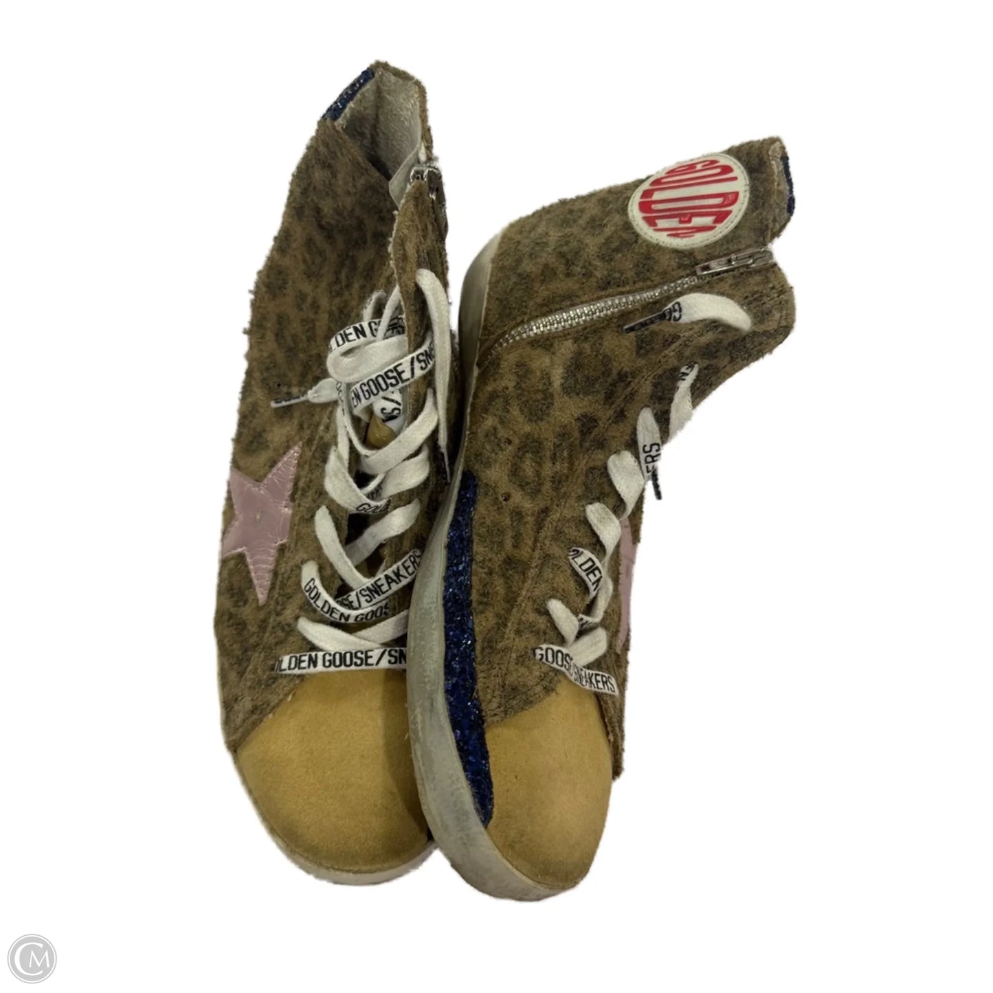 Shoes Luxury Designer By Golden Goose In Brown, Size: 8