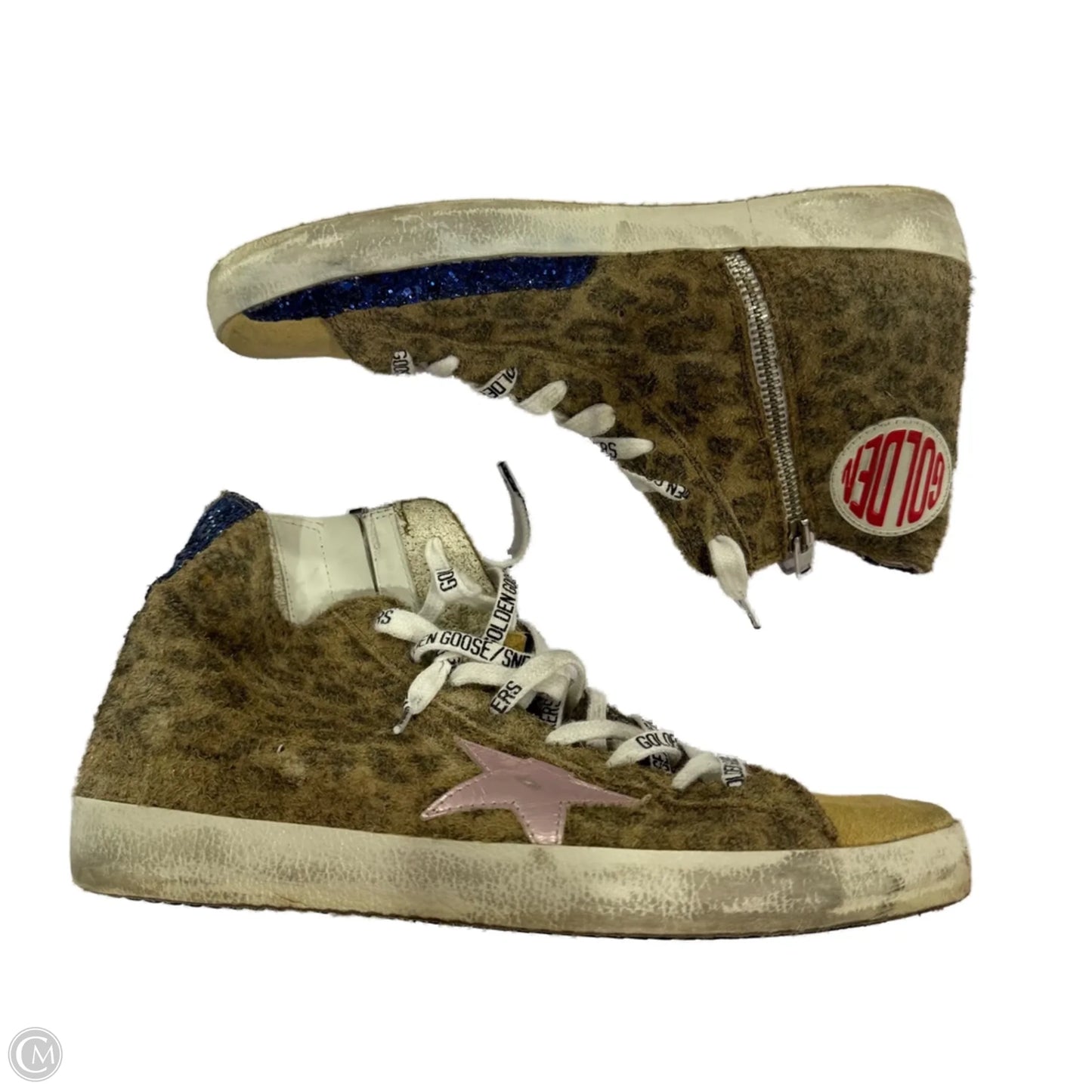 Shoes Luxury Designer By Golden Goose In Brown, Size: 8