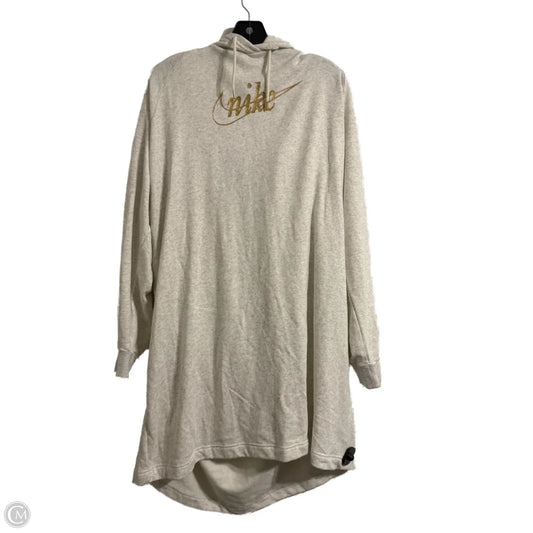 Athletic Dress By Nike Apparel In Grey, Size: Xxl