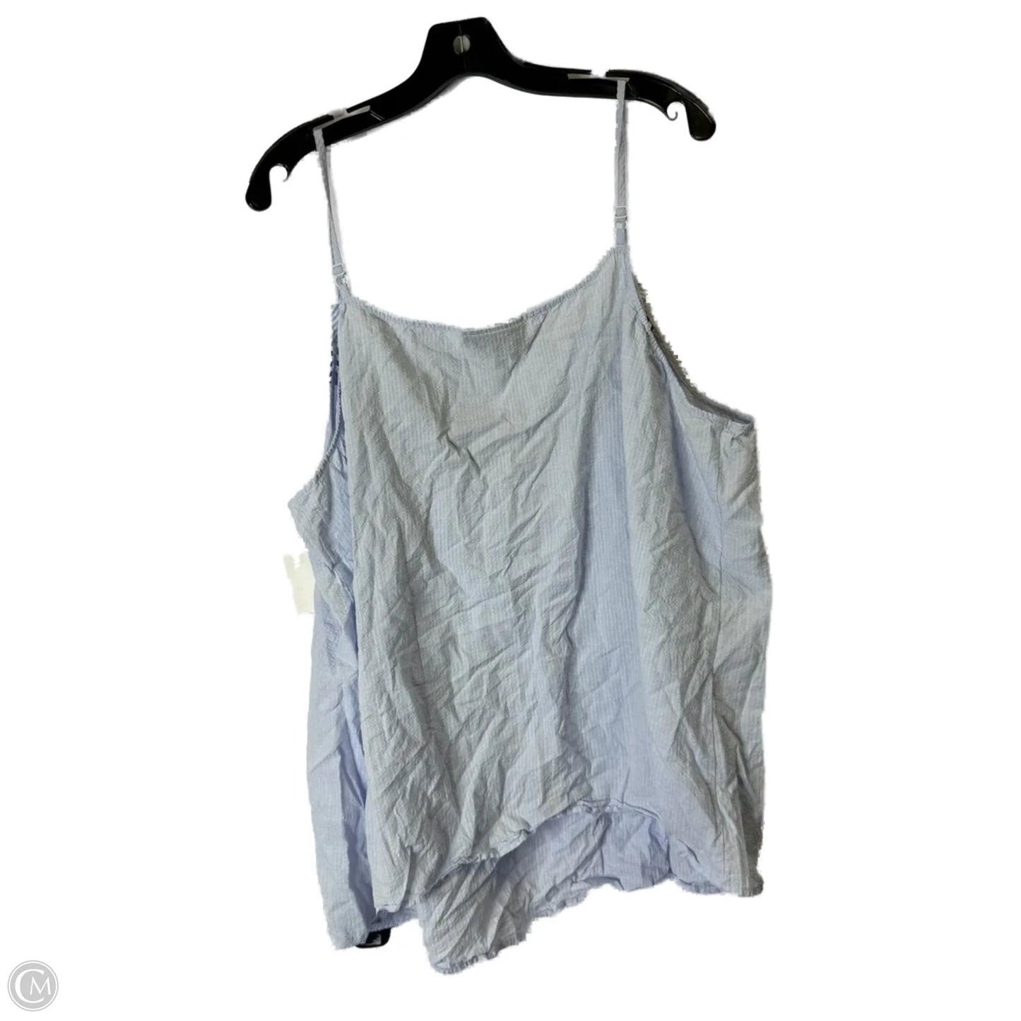 Top Sleeveless By Lane Bryant In Blue, Size: 3x