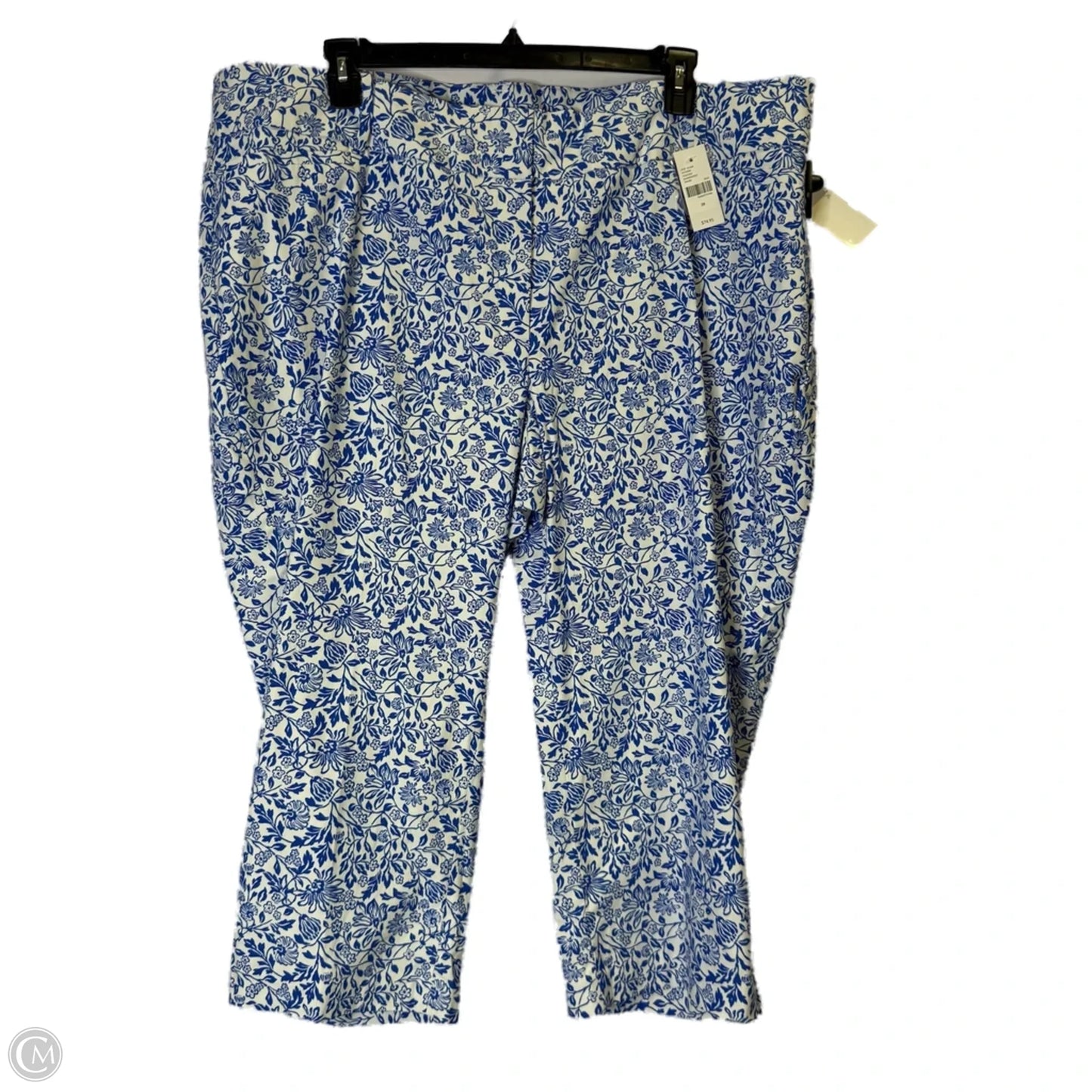 Capris By Lane Bryant In Blue, Size: 28