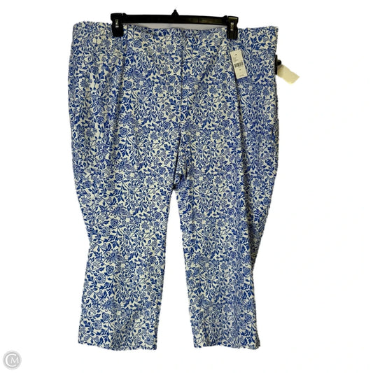 Capris By Lane Bryant In Blue, Size: 28