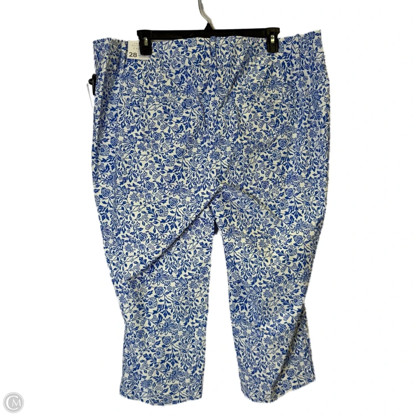 Capris By Lane Bryant In Blue, Size: 28