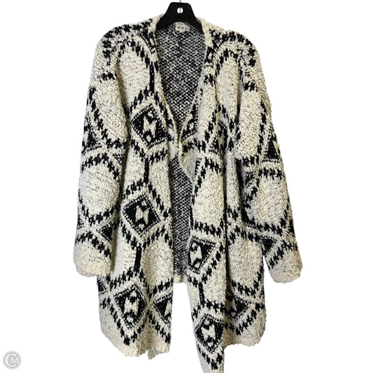 Sweater Cardigan By Pol In Cream, Size: L