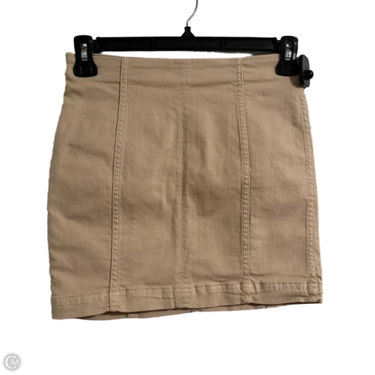 Skirt Mini & Short By Free People In Tan, Size: 0