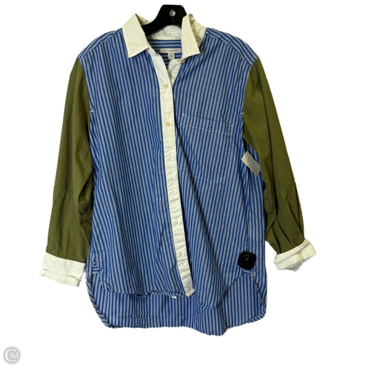 Top Long Sleeve By Free Assembly In Multi-colored, Size: M