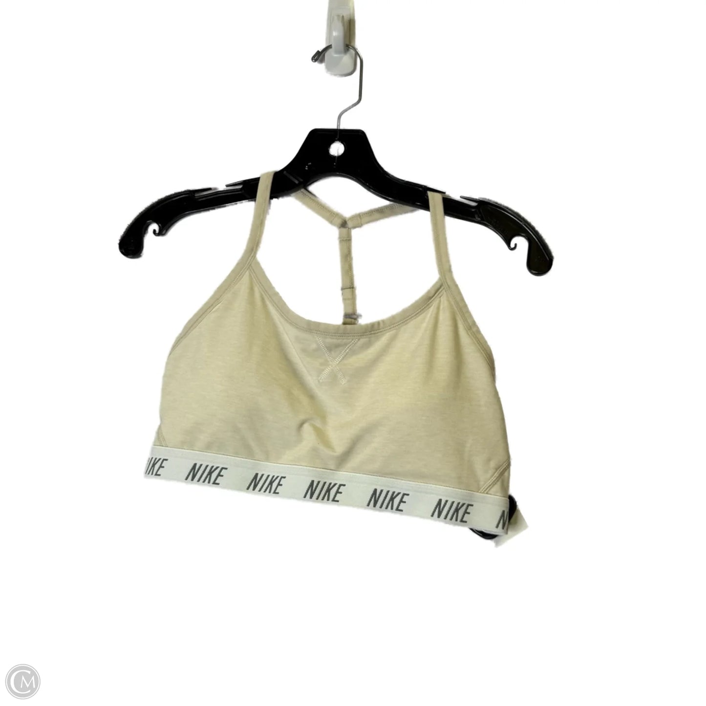 Athletic Bra By Nike Apparel In Cream, Size: L