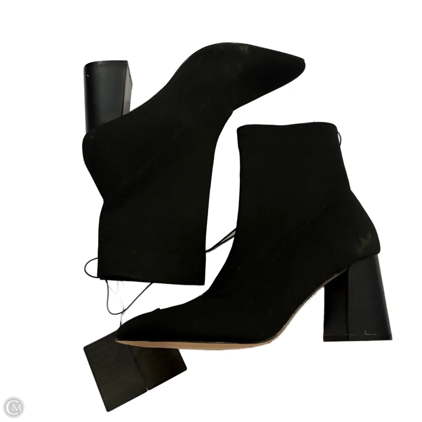 Boots Ankle Heels By Forever 21 In Black, Size: 9