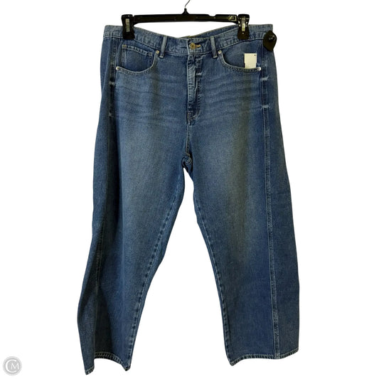 Jeans Wide Leg By Free Assembly In Blue Denim, Size: 16