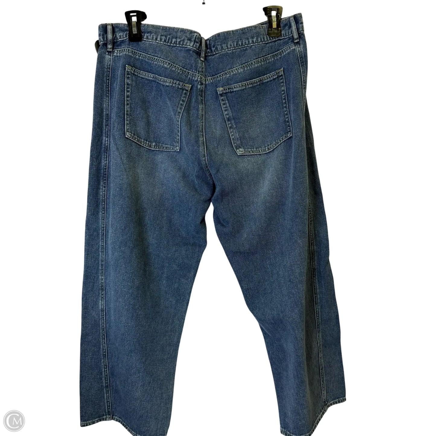 Jeans Wide Leg By Free Assembly In Blue Denim, Size: 16