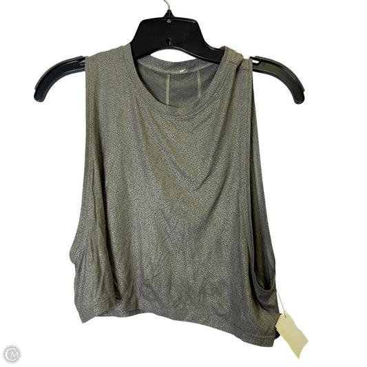 Athletic Tank Top By Lululemon In Grey, Size: Xs