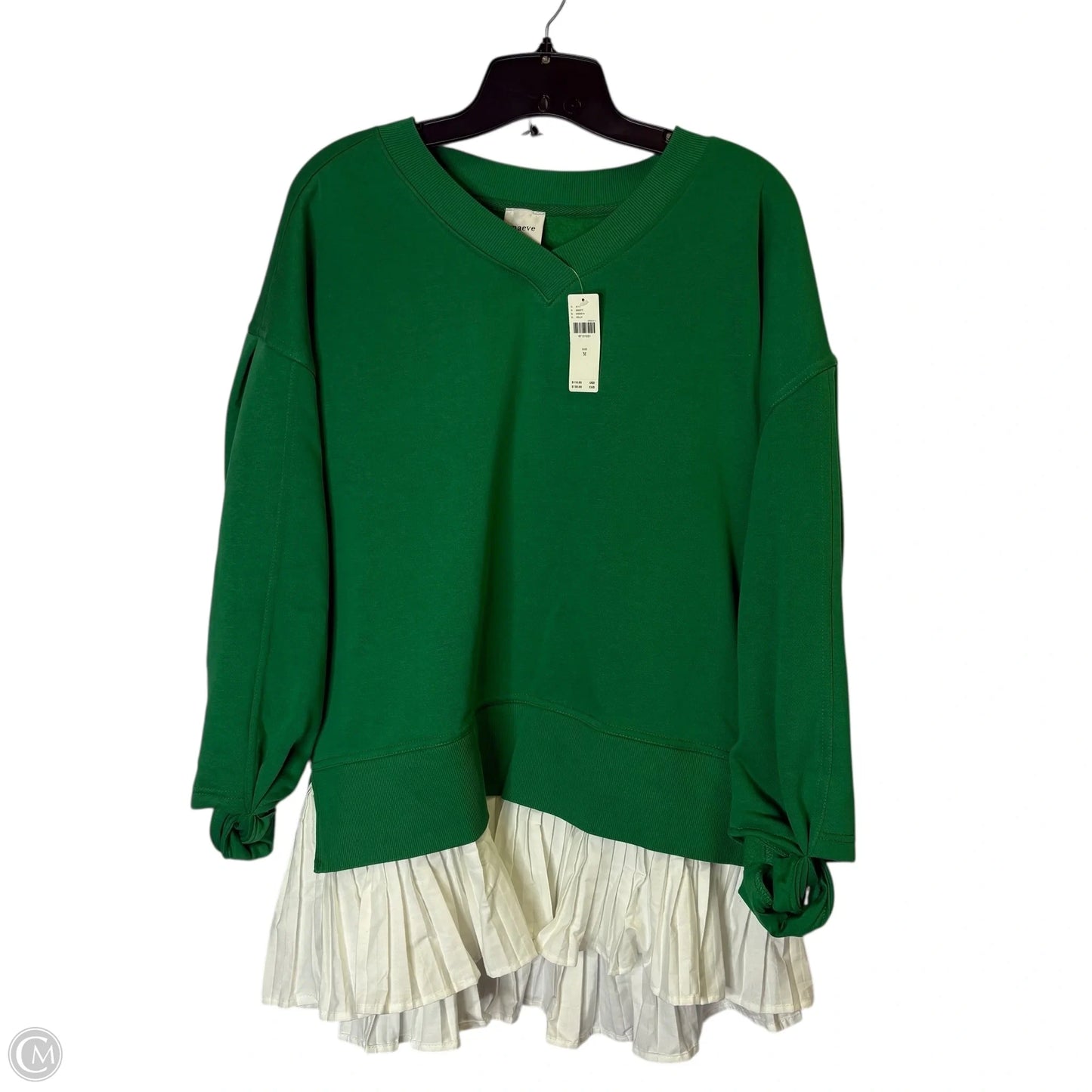 Top Long Sleeve By Maeve In Green, Size: M