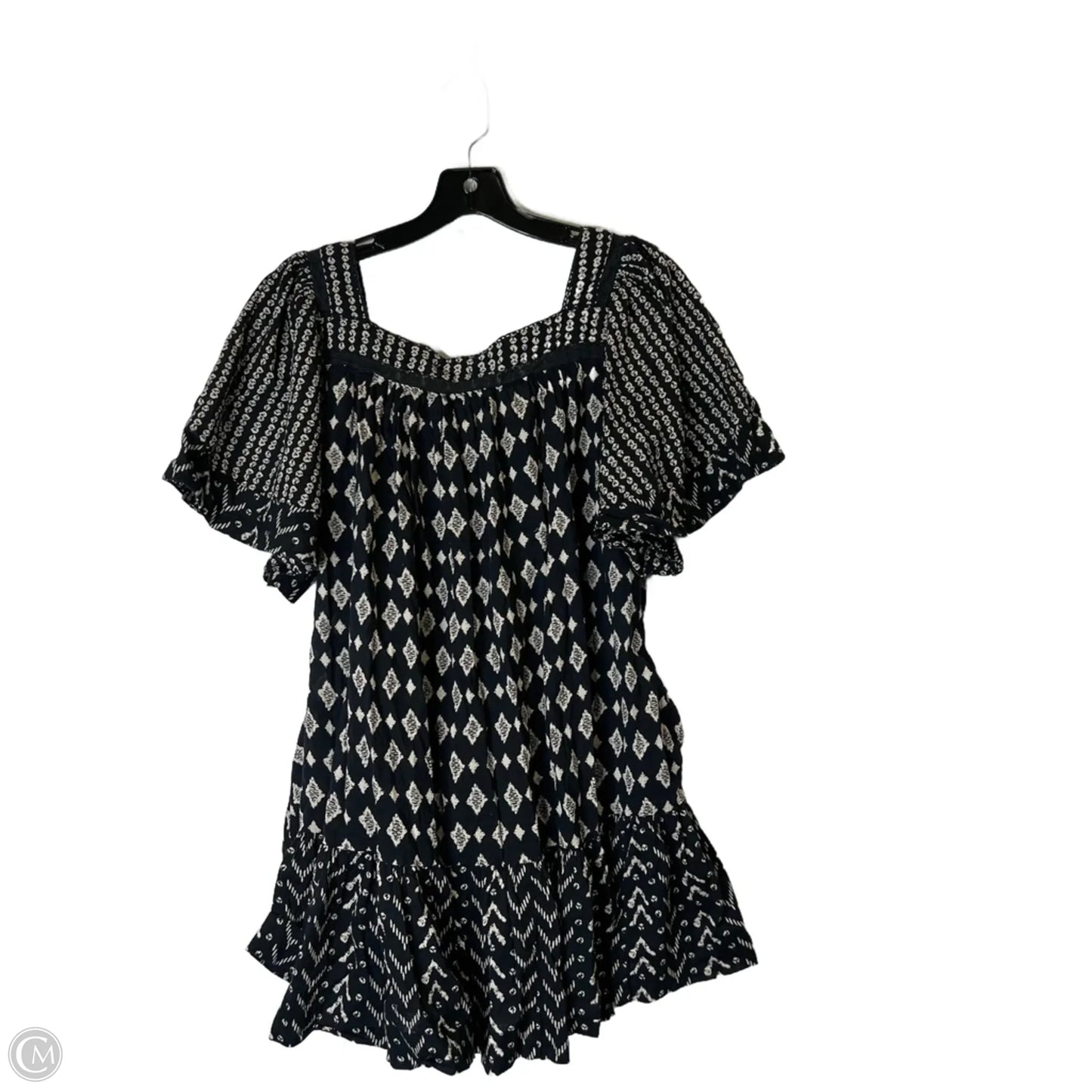 Top Short Sleeve By Free People In Black, Size: Xl