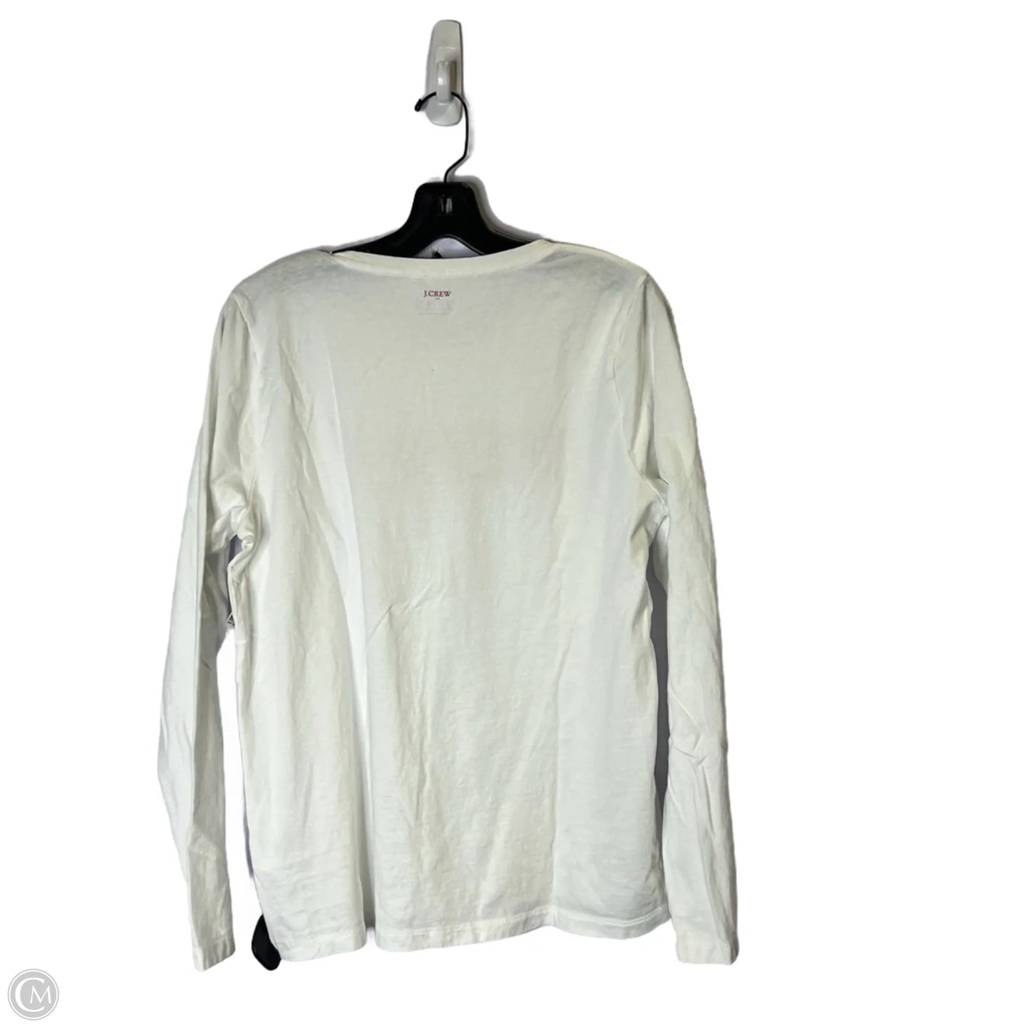 Top Long Sleeve Basic By J. Crew In White, Size: L