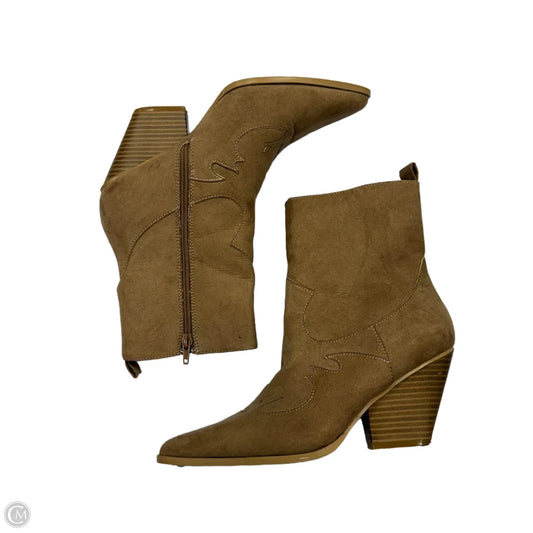 Boots Western By Qupid In Tan, Size: 8
