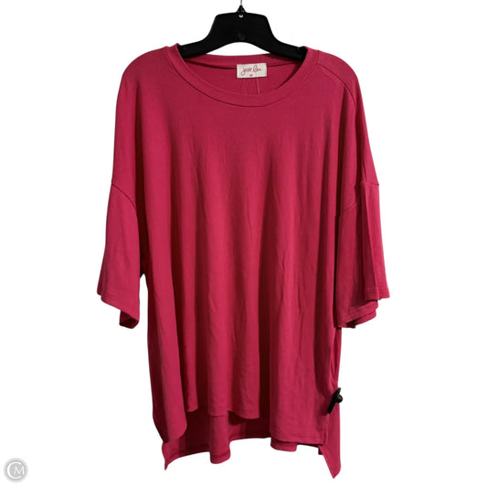 Top Short Sleeve Basic By Jess Lea In Pink, Size: M
