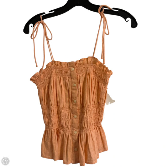 Top Sleeveless By Universal Thread In orange, Size: S