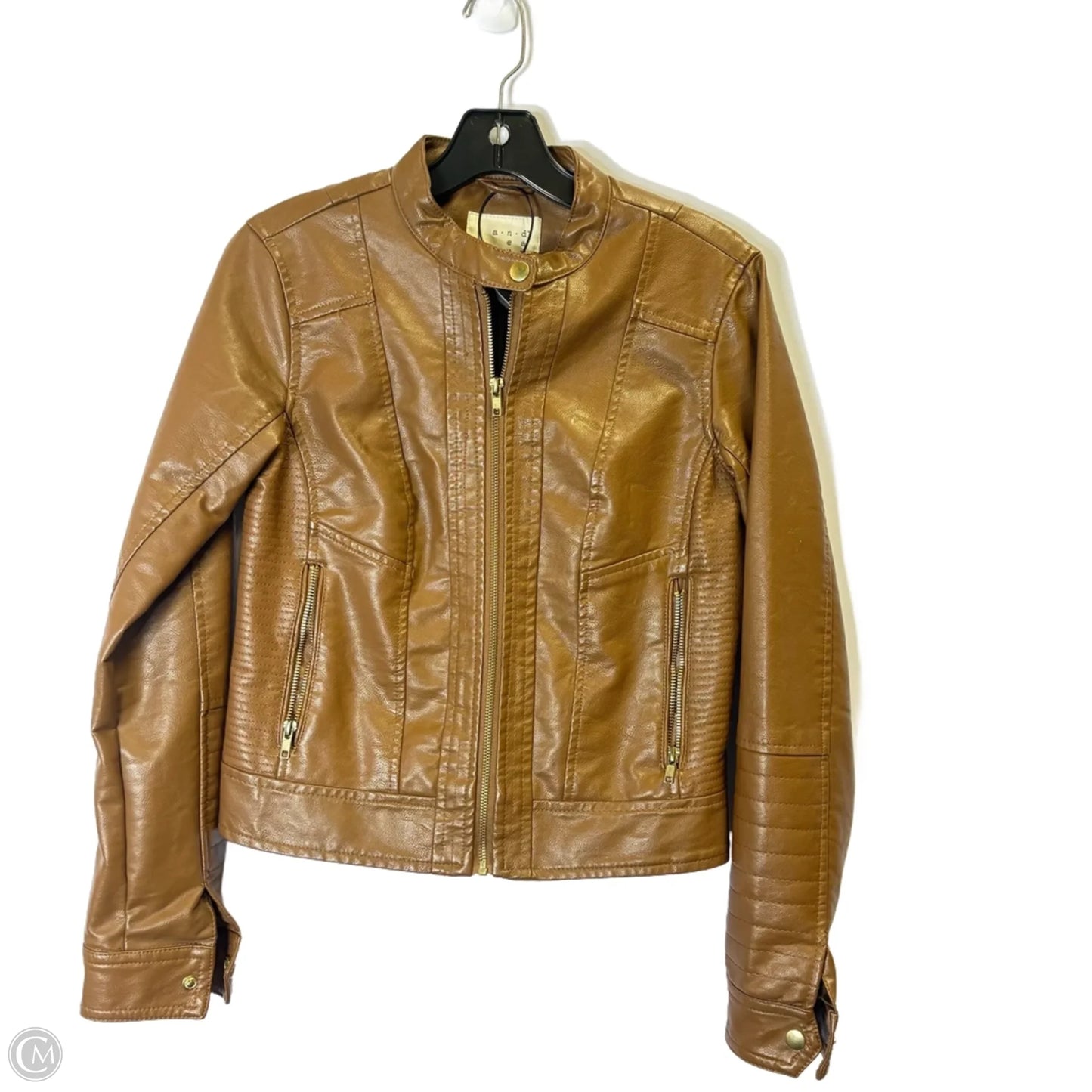 Jacket Other By A New Day In Brown, Size: Xs