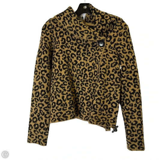 Sweater Cardigan By Adrienne Vittadini In Brown, Size: Xs