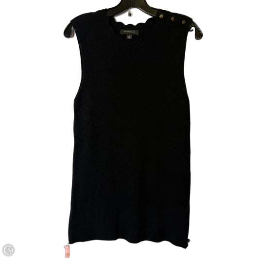 Top Sleeveless By Ann Taylor In Black, Size: M