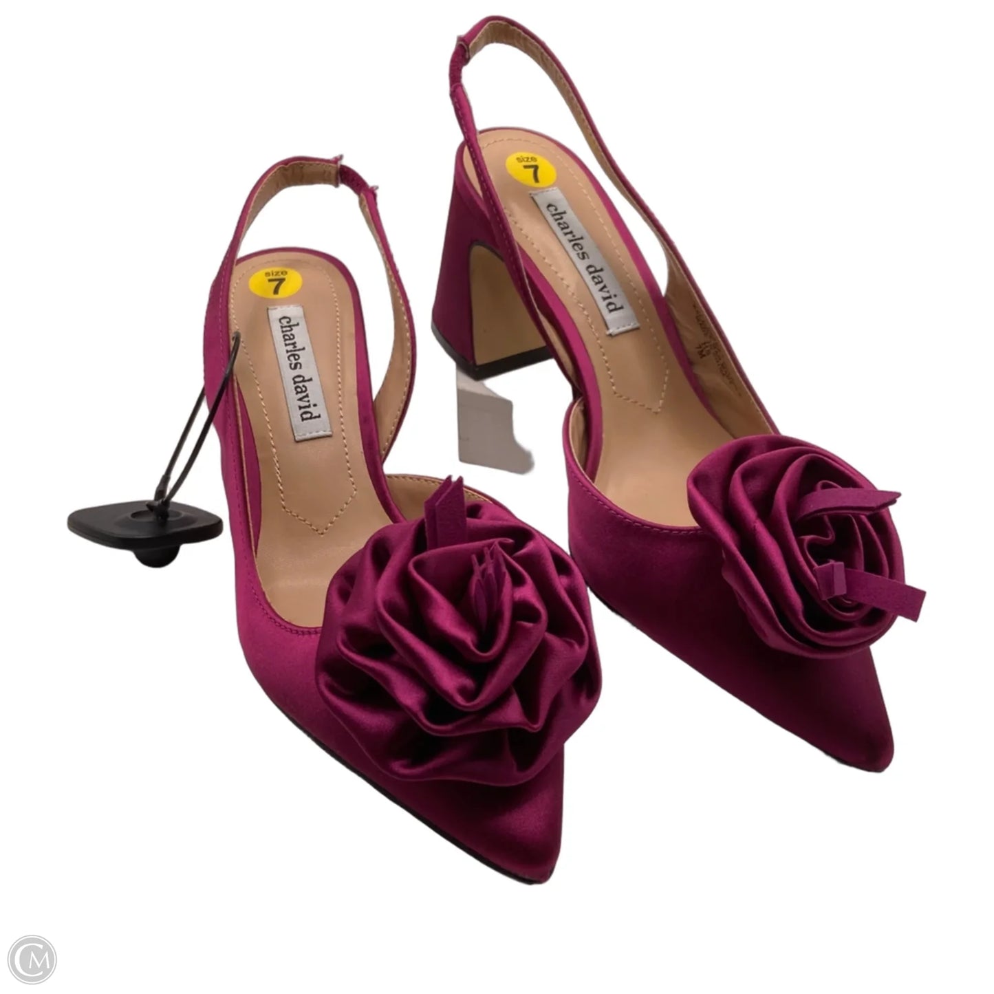 Shoes Heels Block By Charles David In Pink, Size: 7