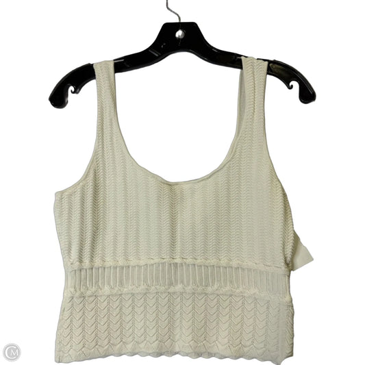 Top Sleeveless By Club Monaco In White, Size: L