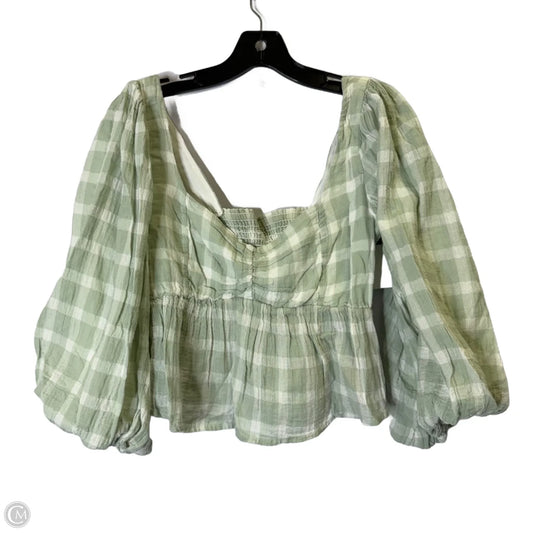 Top Long Sleeve By Show Me Your Mumu In Green, Size: M