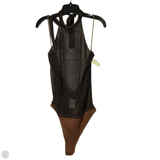 Bodysuit By Free People In Brown, Size: Xl