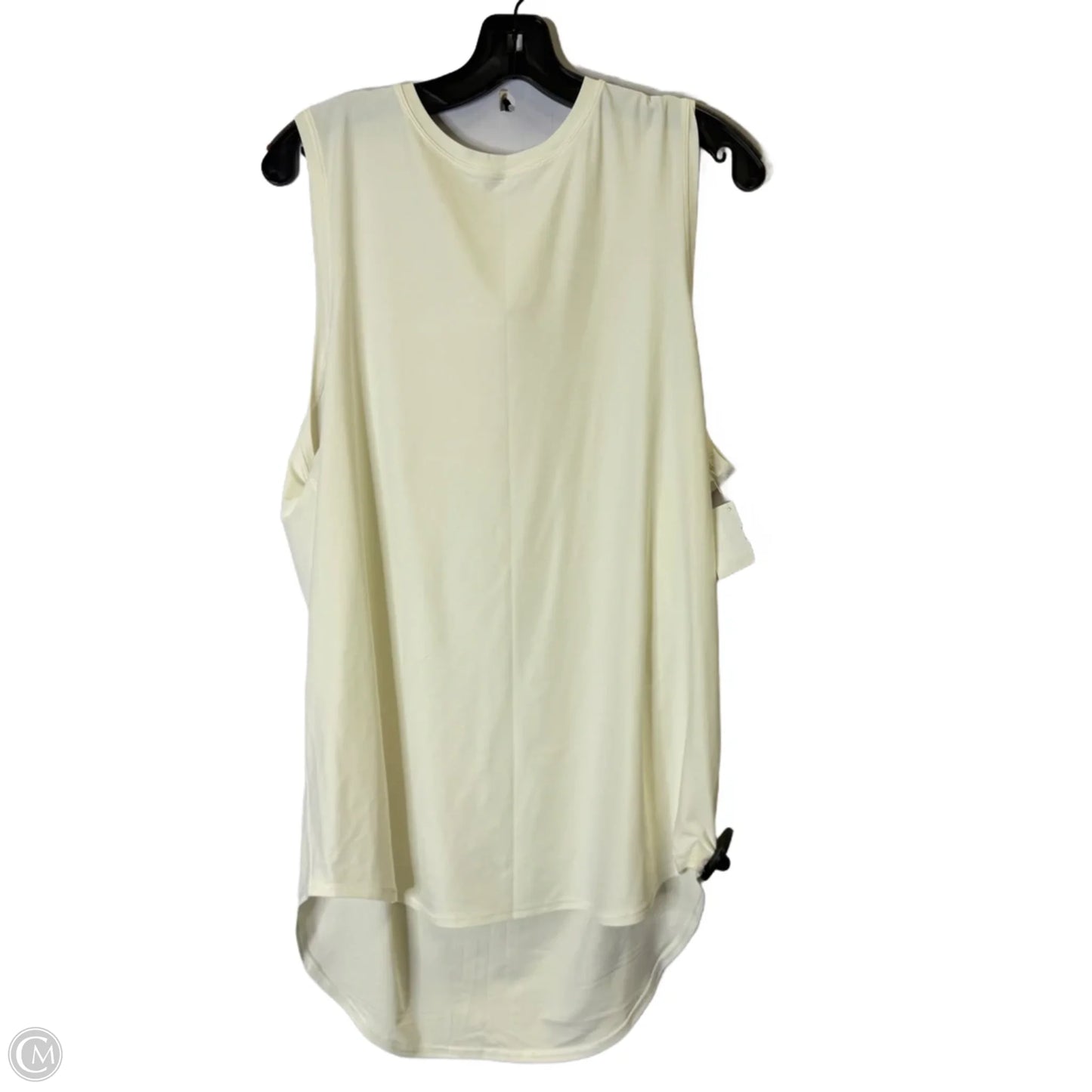 Athletic Tank Top By Lululemon In White, Size: Xl