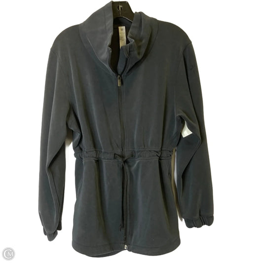 Athletic Jacket By Lululemon In Grey, Size: S