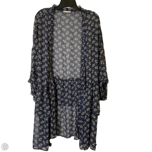 Kimono By Easel In Blue, Size: L