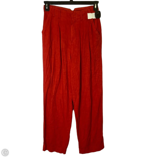 Pants Wide Leg By Free People In Red, Size: 2