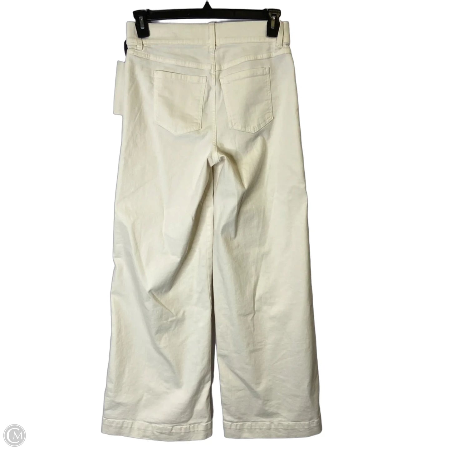 Jeans Flared By Spanx In White, Size: Mp