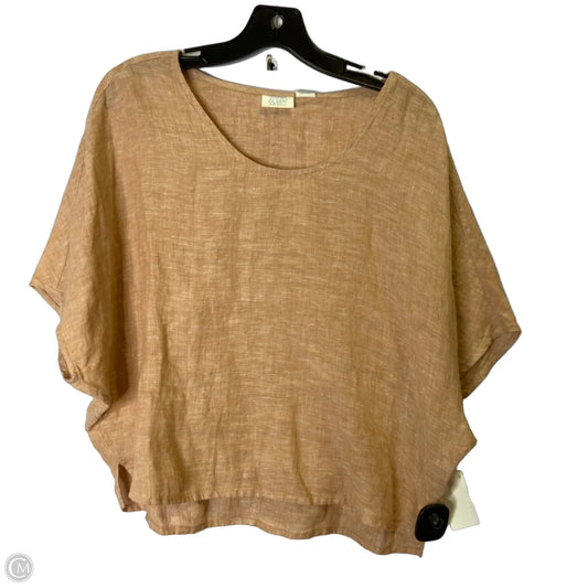 Top Short Sleeve By Sigrid Olsen In Pink, Size: L