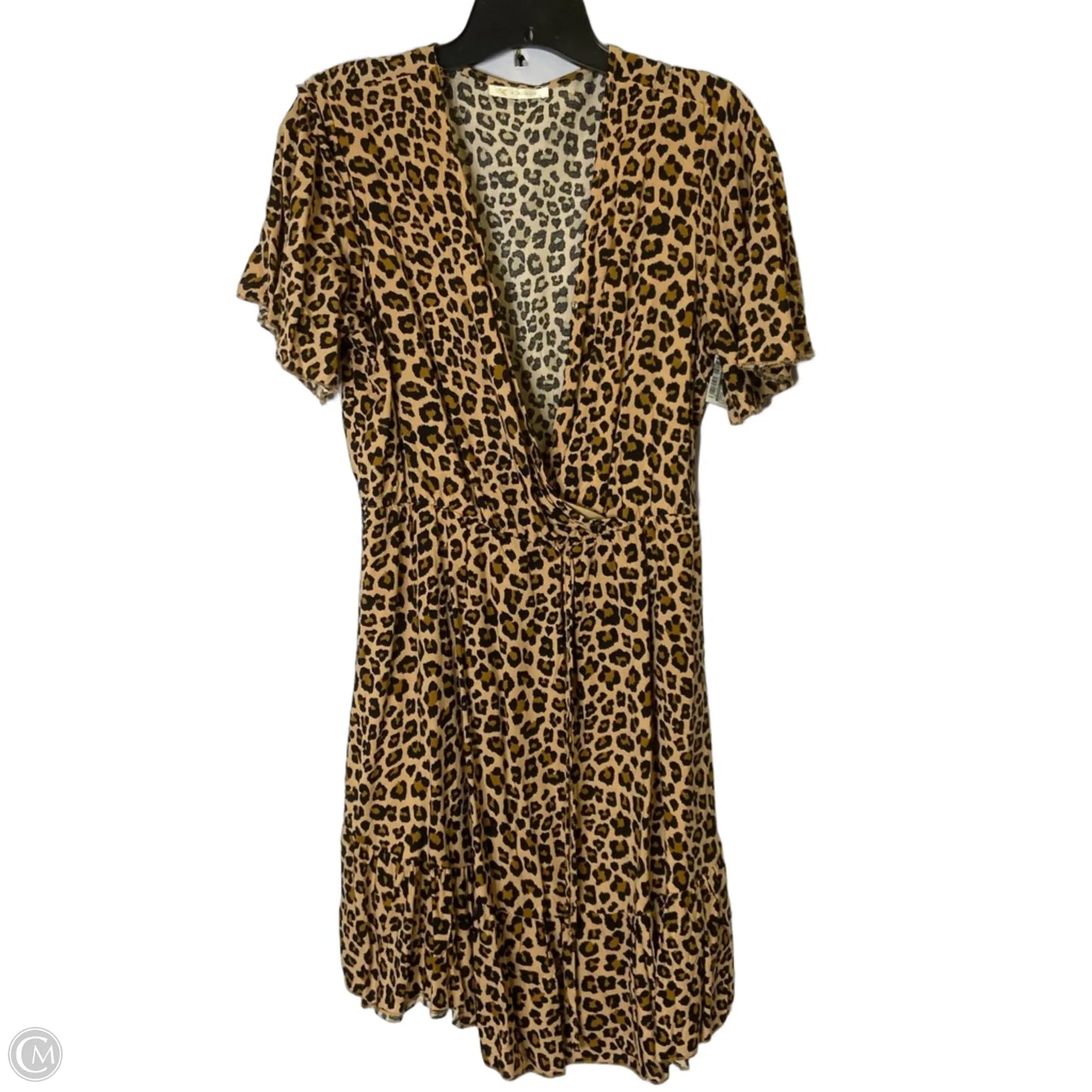 Dress Casual Short By Kirundo In Animal Print, Size: M