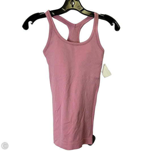 Athletic Tank Top By Lululemon In Pink, Size: Xs