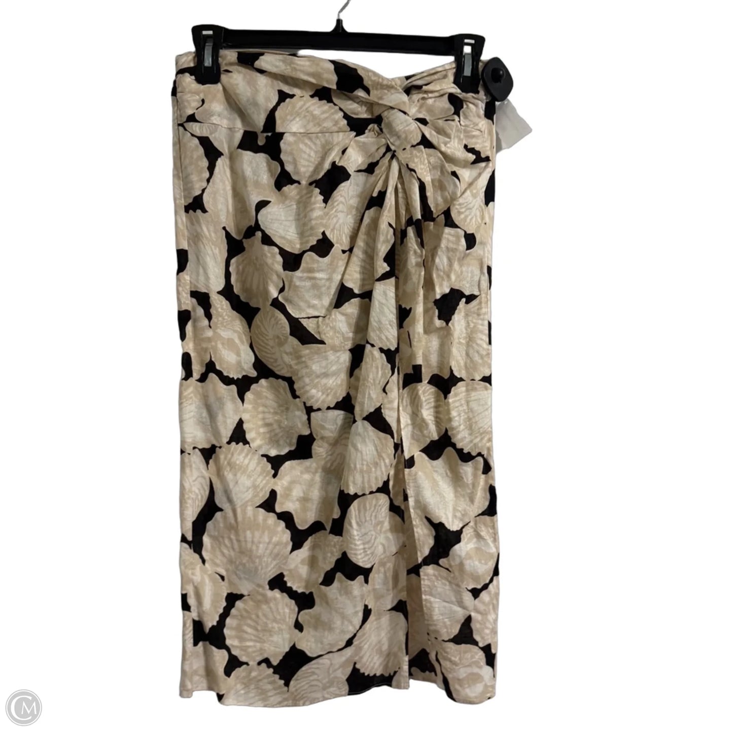 Skirt Midi By H&m In Tan, Size: 10