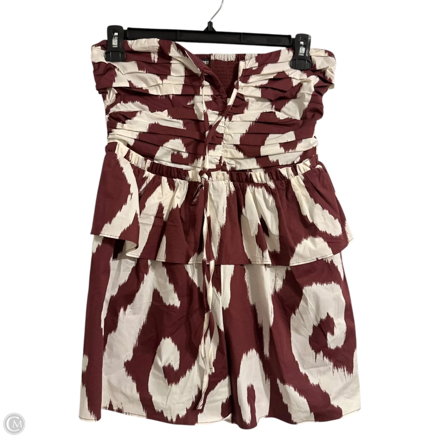 Romper By Express In Red, Size: M